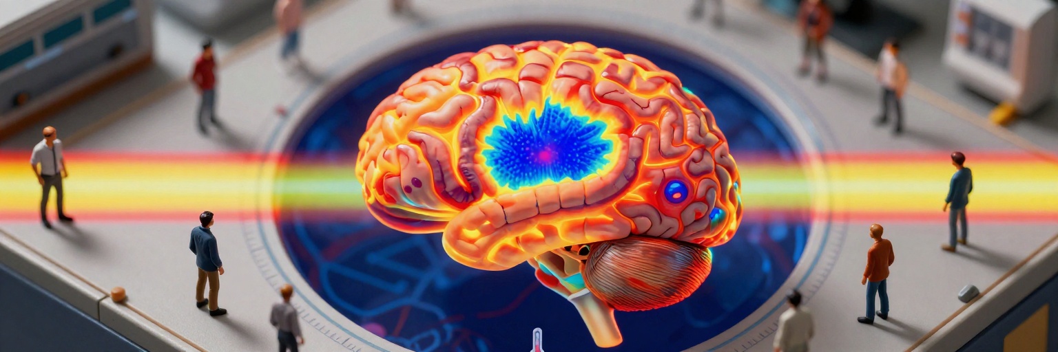 Neurophysiology of brain temperature dysregulation in humans